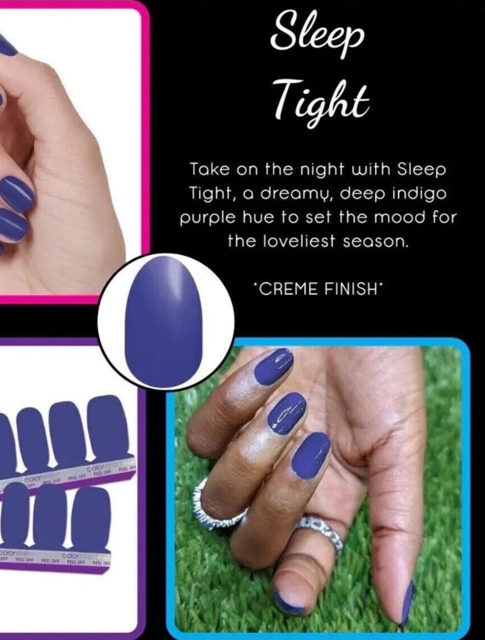 Color Street Nail Strips "Sleep Tight"